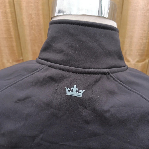 Peter Millar Crown Jacket Quail Hollow Soft Shell Lined Woman's Size Small Black - Picture 6 of 12